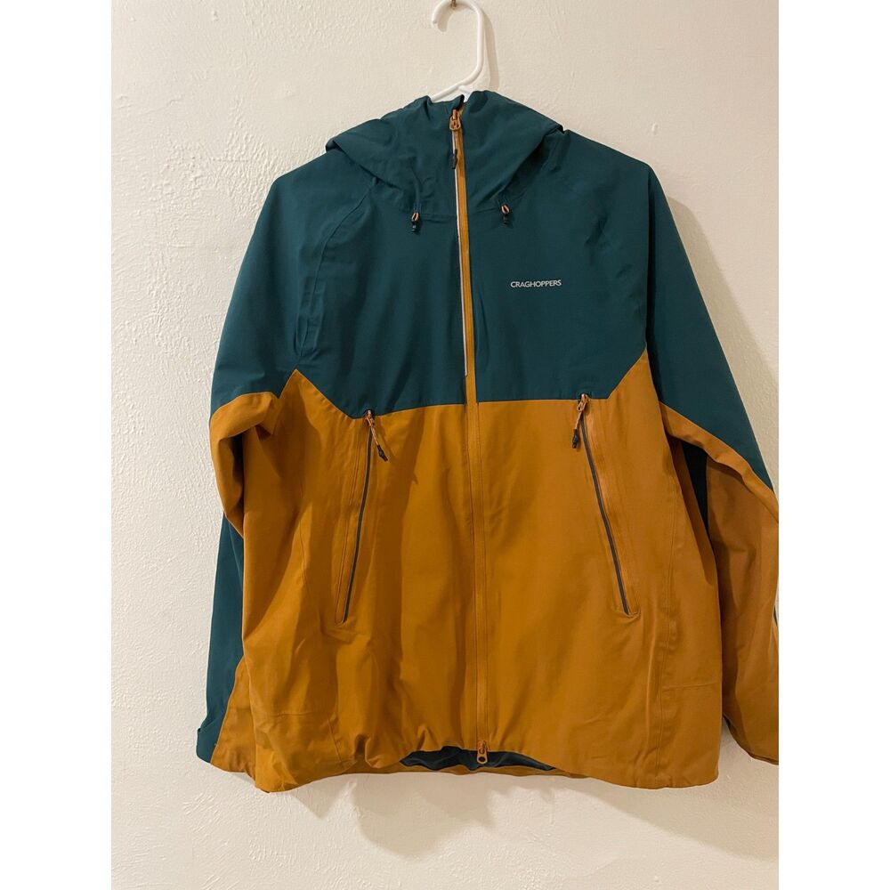 Craghoppers Men's Trelawney Jacket Green / Spiced Copper size Medium NWOT